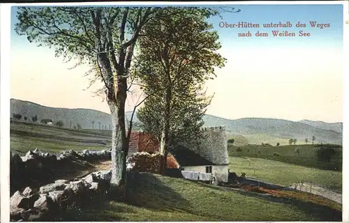 Weisser See Elsass Ober-Huetten Kat. Orbey