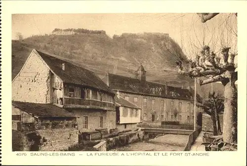 Salins-les-Bains La Furieuse a L Hopital Fort St-Andre Kat. Salins-les-Bains