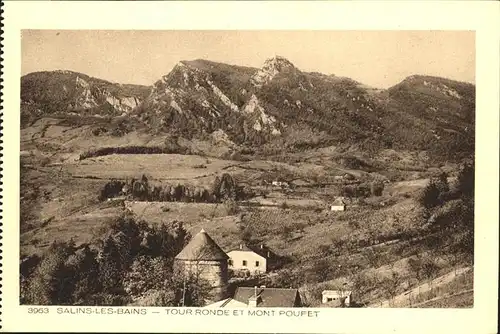 Salins-les-Bains Tour Ronde Mont Poupet Kat. Salins-les-Bains