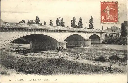 Tarbes Le Pont sur L Adour Kat. Tarbes