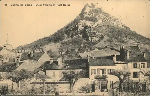 Salins-les-Bains Quai Valette Fort Belin Kat. Salins-les-Bains