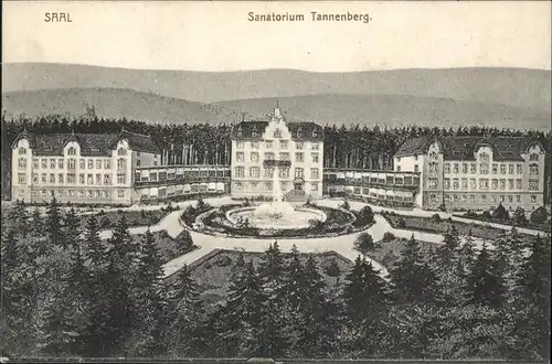 Saales Sanatorium Tannenberg Kat. Saales