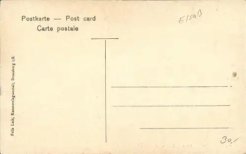 Hagenau Elsass La Poste Kat. Haguenau