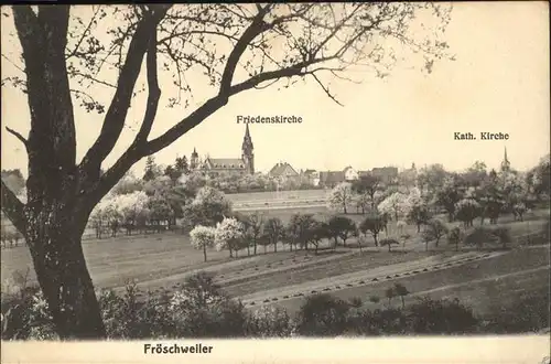 Froeschweiler Friedenskirche Kath. Kirche Kat. Froeschwiller