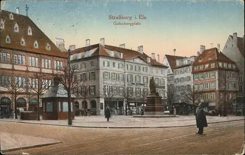 Strasbourg Alsace Gutenbergplatz