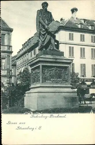 Strasbourg Alsace Gutenbergdenkmal