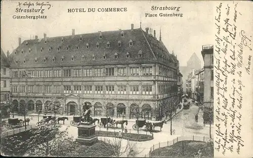 Strasbourg Alsace Gutenbergplatz