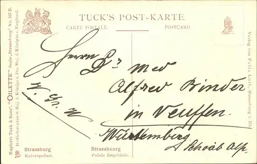 Strasbourg Alsace Kaiserpalast