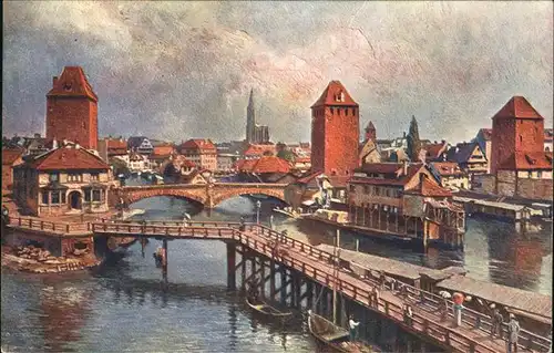 Strasbourg Alsace Ponts couverts