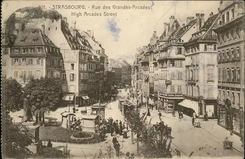 Strasbourg Alsace Rue des Grandes Arcades