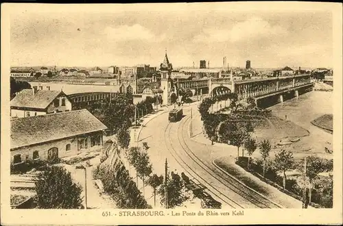 Strasbourg Alsace Ponts du Rhin