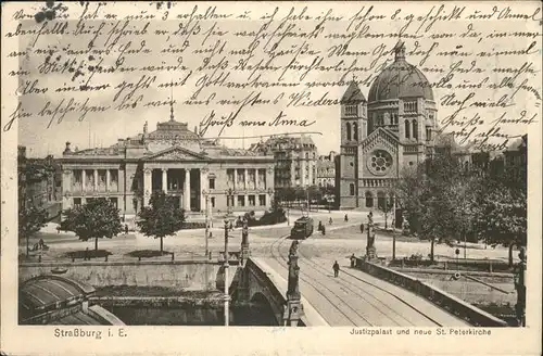 Strasbourg Alsace Justizpalast
St. Peterkirche