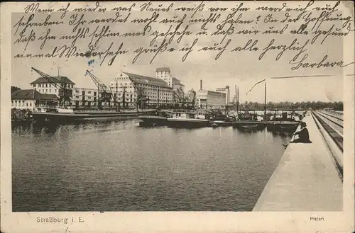 Strasbourg Alsace Hafen