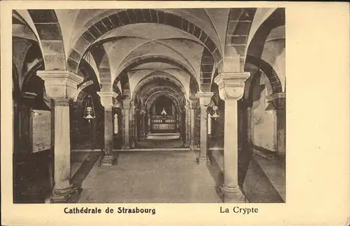 Strasbourg Alsace Crypte