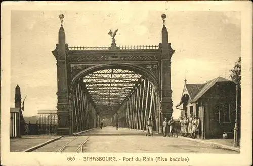Strasbourg Alsace Pont du Rhin
