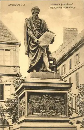 Strasbourg Alsace Gutnbergdenkmal