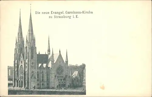 Strasbourg Alsace Neue ev. Garnisonskirche