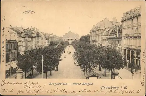 Strasbourg Alsace Broglieplatz
