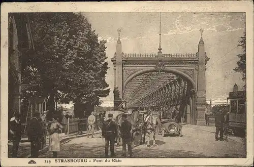 Strasbourg Alsace Pont du Rhin