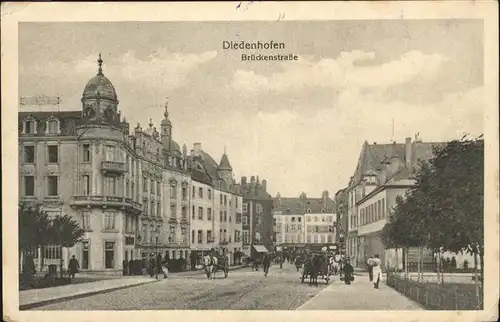 Diedenhofen Brueckenstrasse Kat. Thionville