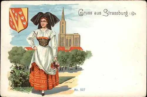 Strasbourg Alsace Tracht