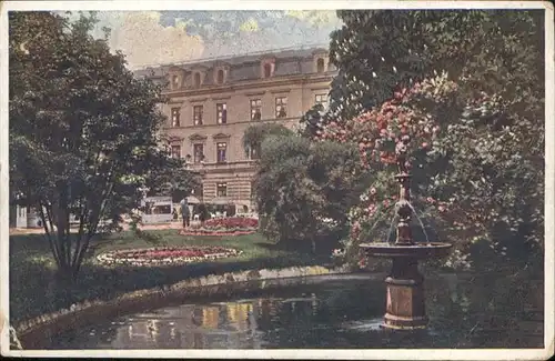 Teplitz-Schoenau Teplitz-Schoenau Springbrunnen Herrenhaus x / Teplice /