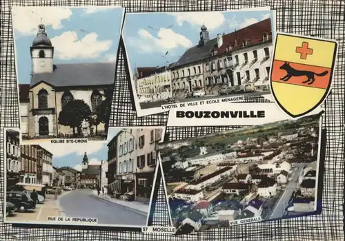 Bouzonville Ste Croix Rue Republique Hotel de Ville x