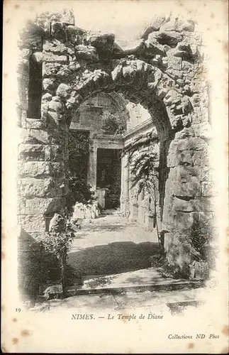 Nimes Le Temple de Diane / Nimes /Arrond. de Nimes