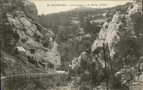 Ollioules Les Gorges et la Roche Taillle / Ollioules /Arrond. de Toulon