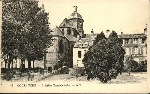 Coutances L'Eglise Saint-Nicolas / Coutances /Arrond. de Coutances