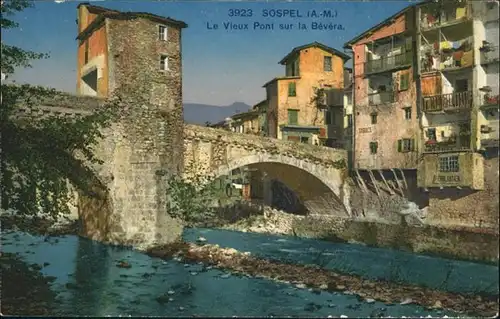 Sospel Le Vieux Pont sur la Bevera / Sospel /Arrond. de Nice