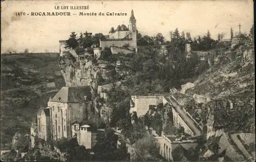 Rocamadour Montee du Calvaire / Rocamadour /Arrond. de Gourdon