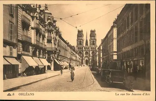 Orleans Loiret La rue Ste Jeanne d'Arc / Orleans /Arrond. d Orleans