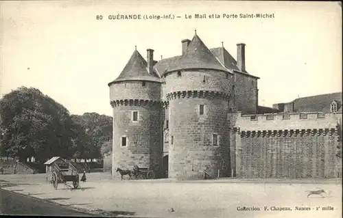 Guerande Le Mall et la Porte Saint-Michel / Guerande /Arrond. de Saint-Nazaire