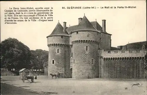 Guerande Le Mall et la Porte St-Michel / Guerande /Arrond. de Saint-Nazaire