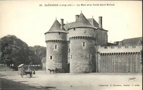 Guerande Le Mall et la Porte Saint-Michel / Guerande /Arrond. de Saint-Nazaire