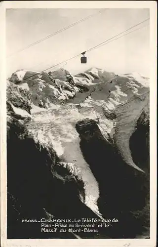 Chamonix Le Teleferique de Plan-Praz au Brevent Massif du Mont-Blanc / Chamonix-Mont-Blanc /Arrond. de Bonneville