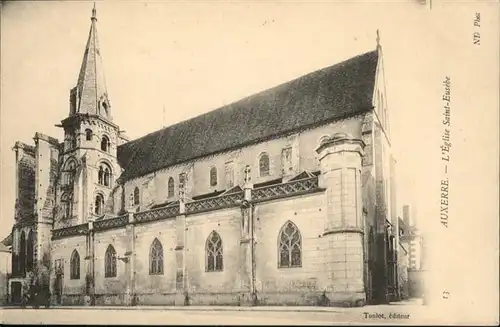Auxerre L'Eglise Saint-Eusebe / Auxerre /Arrond. d Auxerre