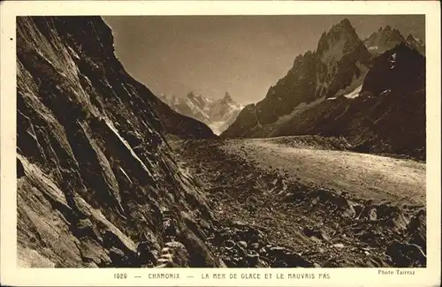 Chamonix La Mer de Glace et le Mauvais Pas / Chamonix-Mont-Blanc /Arrond. de Bonneville