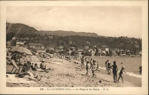 Le Lavandou La Plage et les Bains / Le Lavandou /Arrond. de Toulon