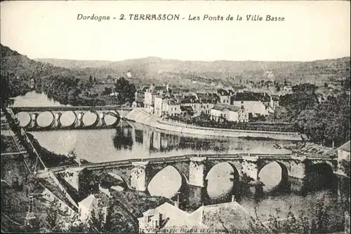 Terrasson-Lavilledieu Les Ponts de la Ville Blasse / Terrasson-Lavilledieu /Arrond. de Sarlat-la-Caneda