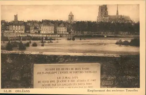 Orleans Loiret Emplacement des anciennes Tourelles / Orleans /Arrond. d Orleans