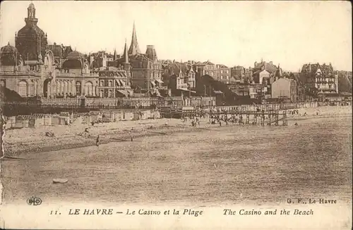 Le Havre Le Casino et la Plage / Le Havre /Arrond. du Havre