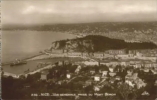 Nice Alpes Maritimes Vue generale prise du Mont Boron / Nice /Arrond. de Nice