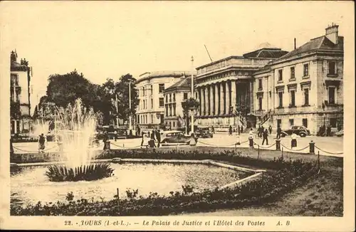 Tours Indre-et-Loire Le Palais de Justice et l'Hotel des Postes / Tours /Arrond. de Tours