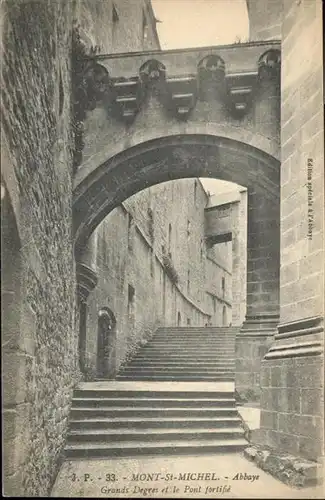 Mont-Saint-Michel Abbaye / Pontorson /Arrond. d Avranches