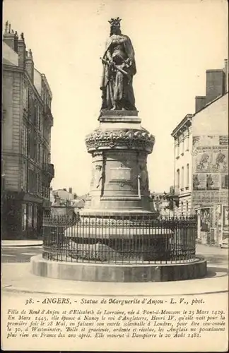 Angers Statue de Marguerite d'Anjou / Angers /Arrond. d Angers
