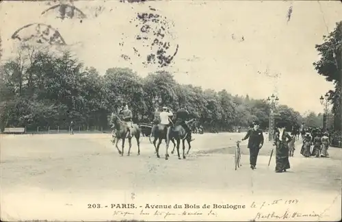 Paris Avenue du Bois de Boulogne / Paris /Arrond. de Paris