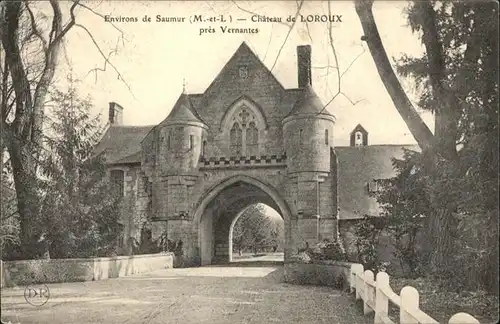 Saumur Chateau de Loroux pres Vernantes / Saumur /Arrond. de Saumur