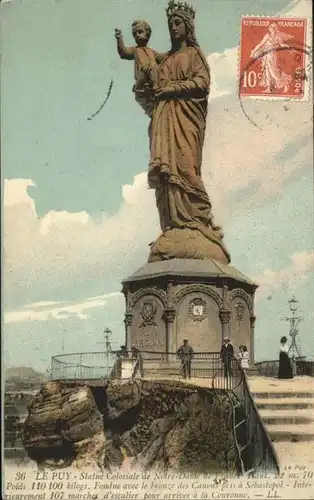 Le Puy-en-Velay Statue Colossale de Notre-Dame / Le Puy-en-Velay /Arrond. du Puy